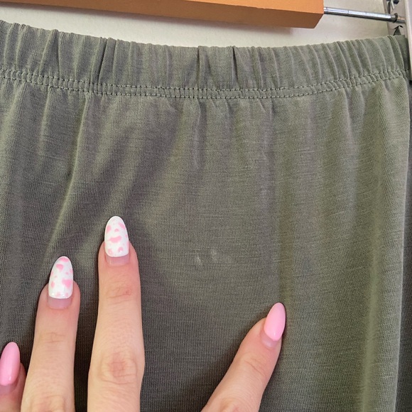 Wasabi + Mint Olive Green Cargo Jogger Jumpsuit - Picture 2 of 7